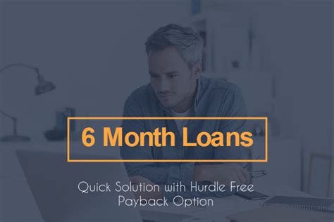 6 Month Loans Lender